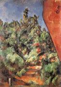 Paul Cezanne Bibemus Le Rocher Rouge painting